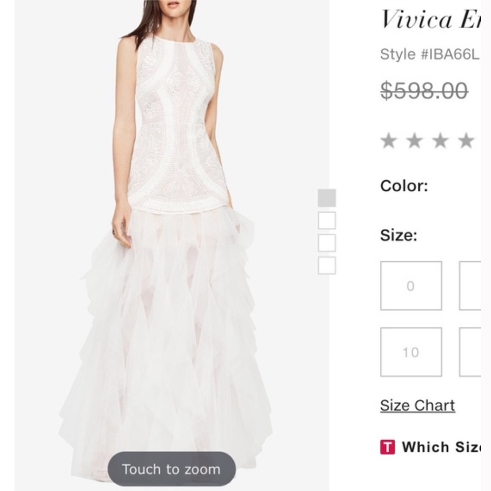 EUC BCBG MaxAzria Vivica Gown. Sz.6
